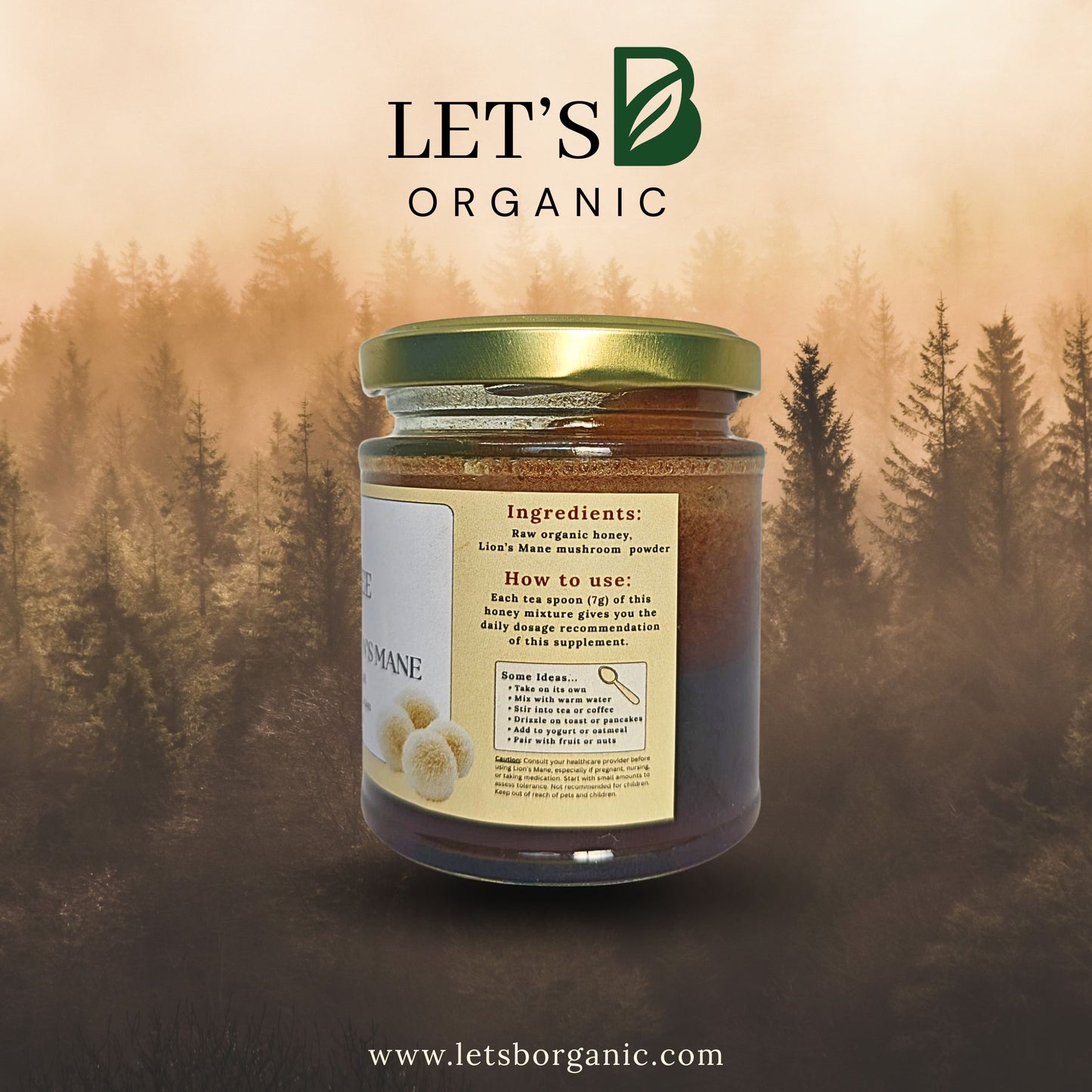 Lion's Mane-Honey Mix (Brain Booster)