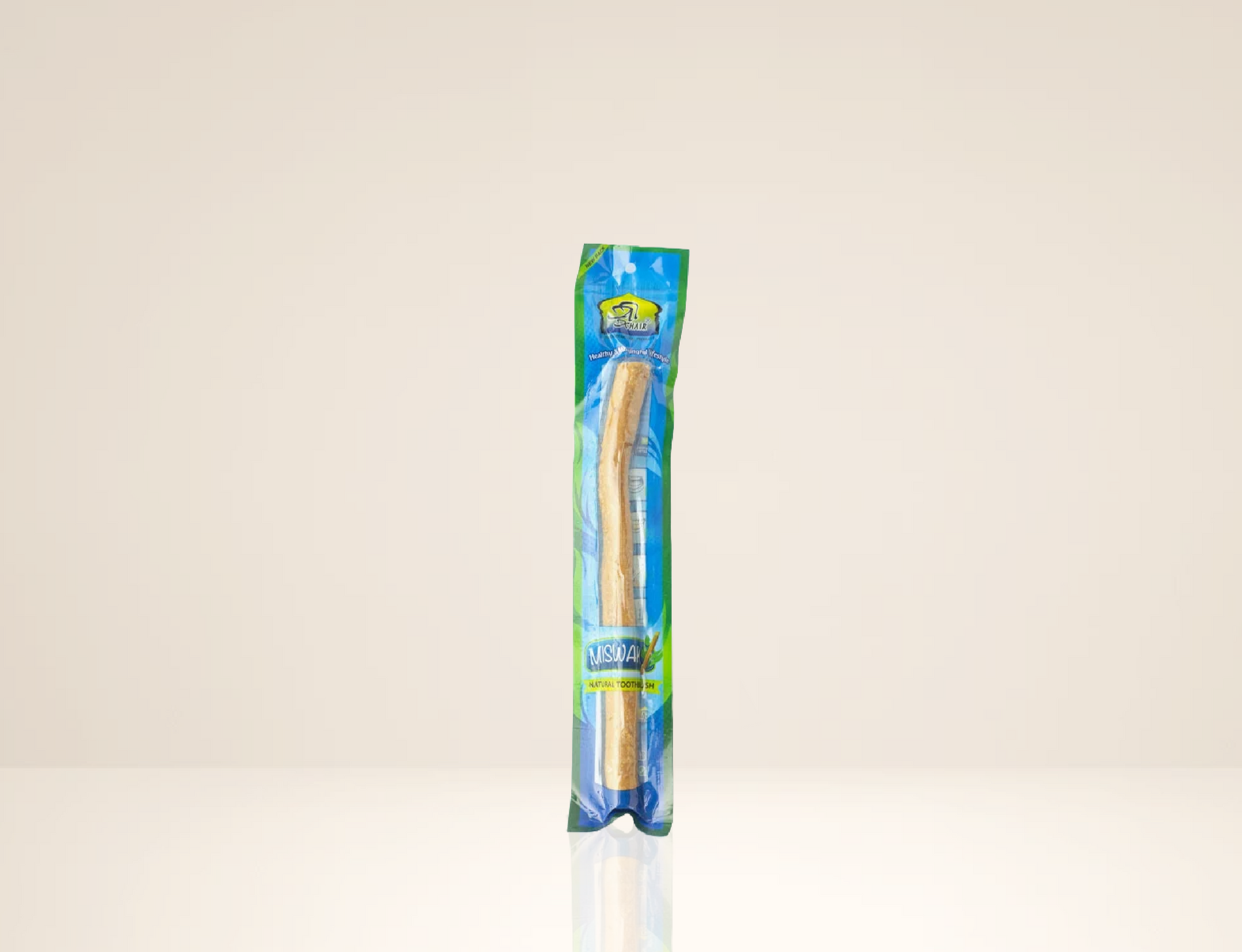 Miswak is a natural teeth-cleaning tool made from the Salvadora persica tree. Known for its antibacterial properties, it promotes oral hygiene, freshens breath, and helps prevent tooth decay and gum disease. Rich in vitamins and minerals, miswak is a traditional alternative to modern toothbrushes, offering eco-friendly dental care.